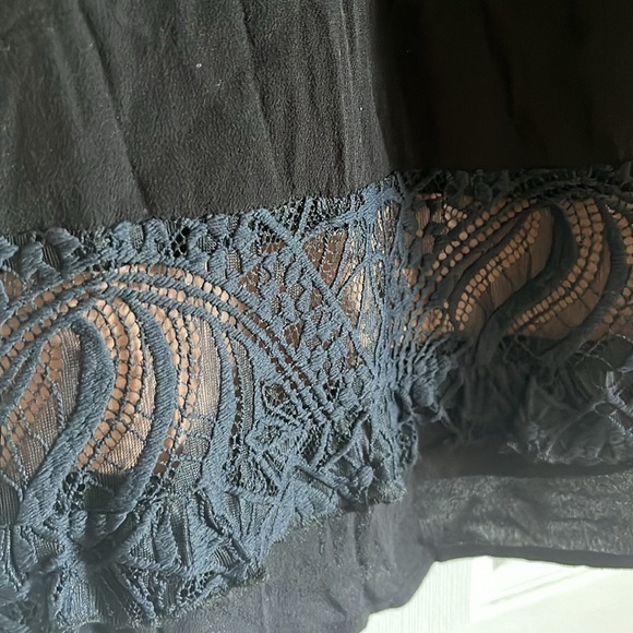 Cocktail Lace-Up Mini Dress Witch Whimsigoth LBD Romantic Lola Rose Sexy Lace - Picture 5 of 13